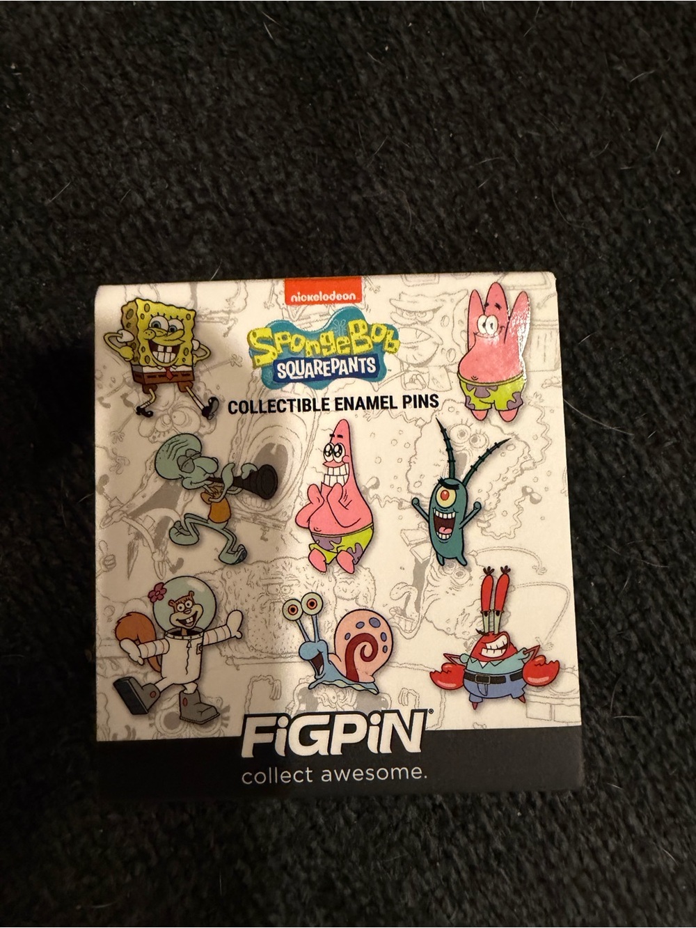 Nickelodeon SpongeBob SquarePants Collectible Enamel Pins - fig pin